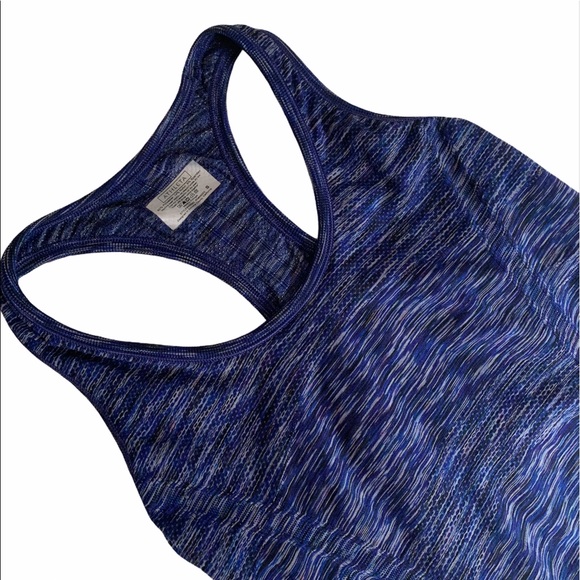 Athleta Fastest Track Tank Blue Space Dye - Picture 4 of 15